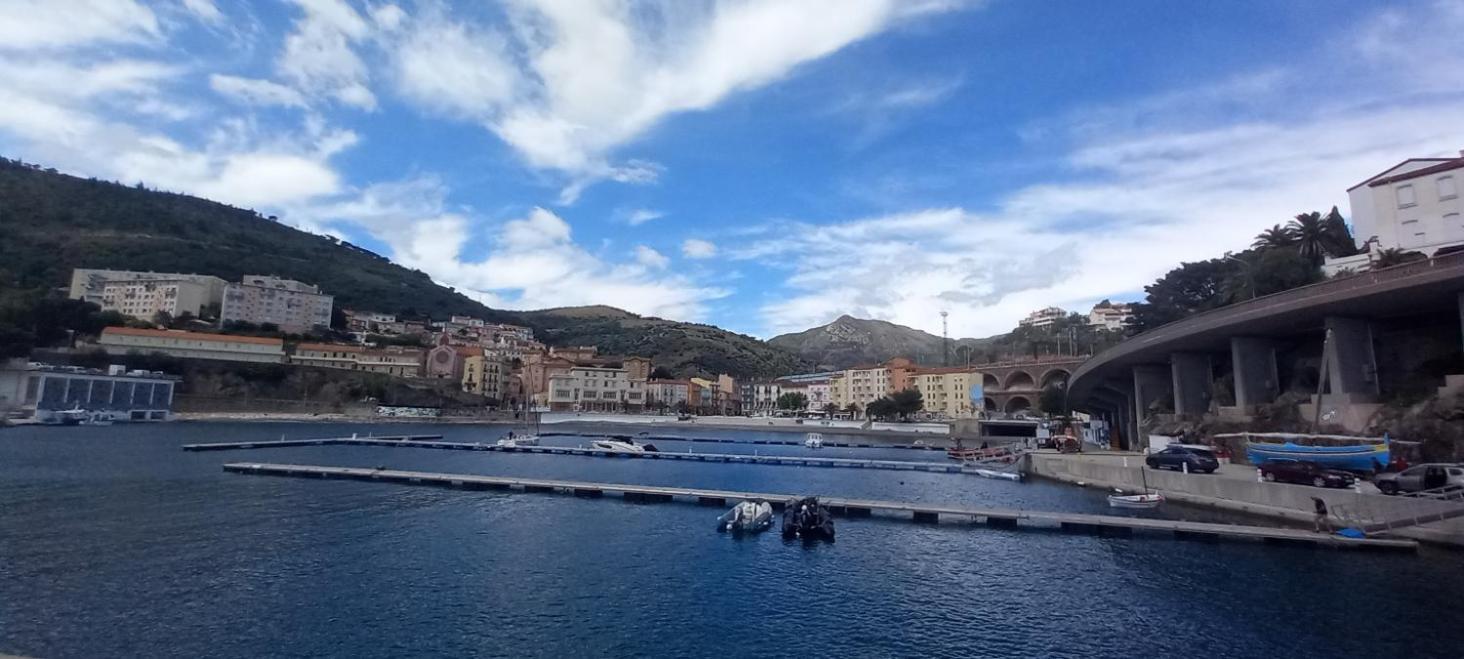 Appart F3 A 150 M De La Plage Avec Parking Prive Cerbère Esterno foto